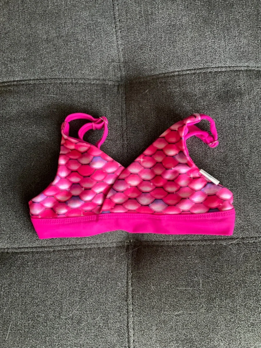EUC Fin Fun Malibu Pink Bandeau Bikini Set Size Small